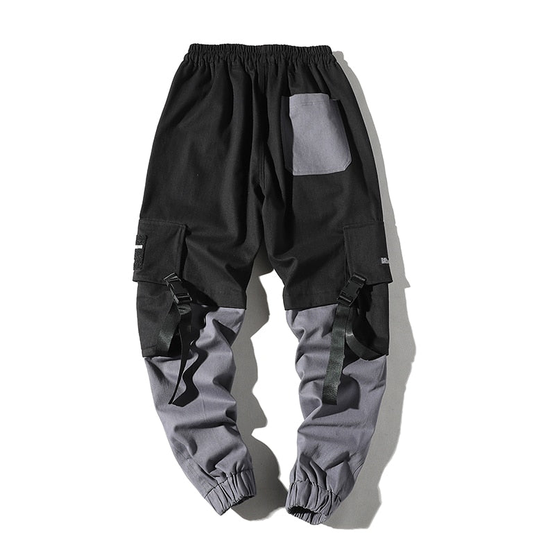 Streetwear Stitching Joggers - Hellopenguins