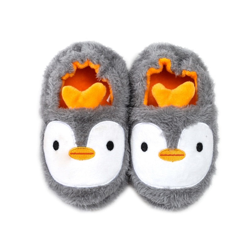 Cute Baby Fluffy Slippers - Hellopenguins