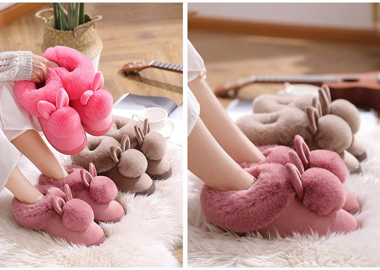 Comfortable Bunny Slippers - Hellopenguins