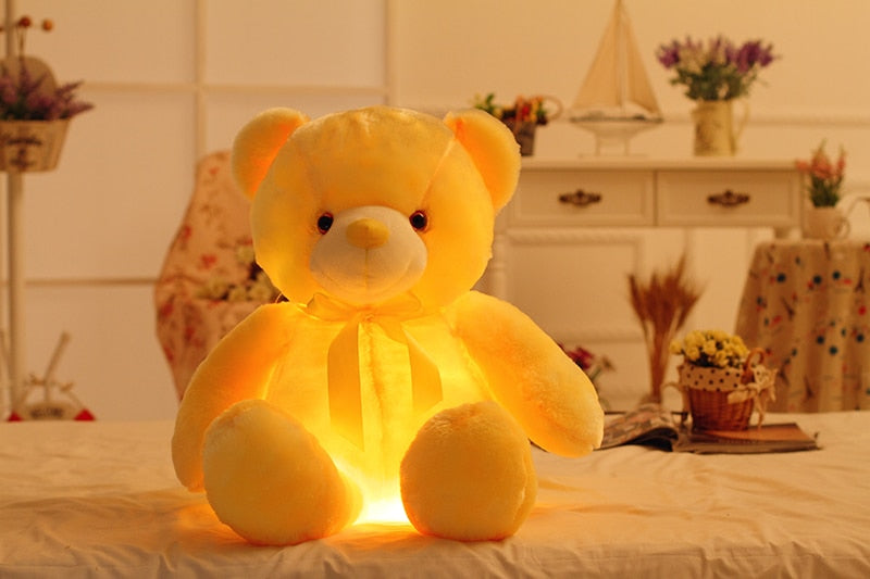 LED Plush Teddy Bear - Hellopenguins