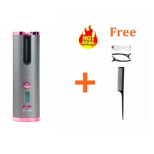 Auto Rotating Hair Curler - Hellopenguins