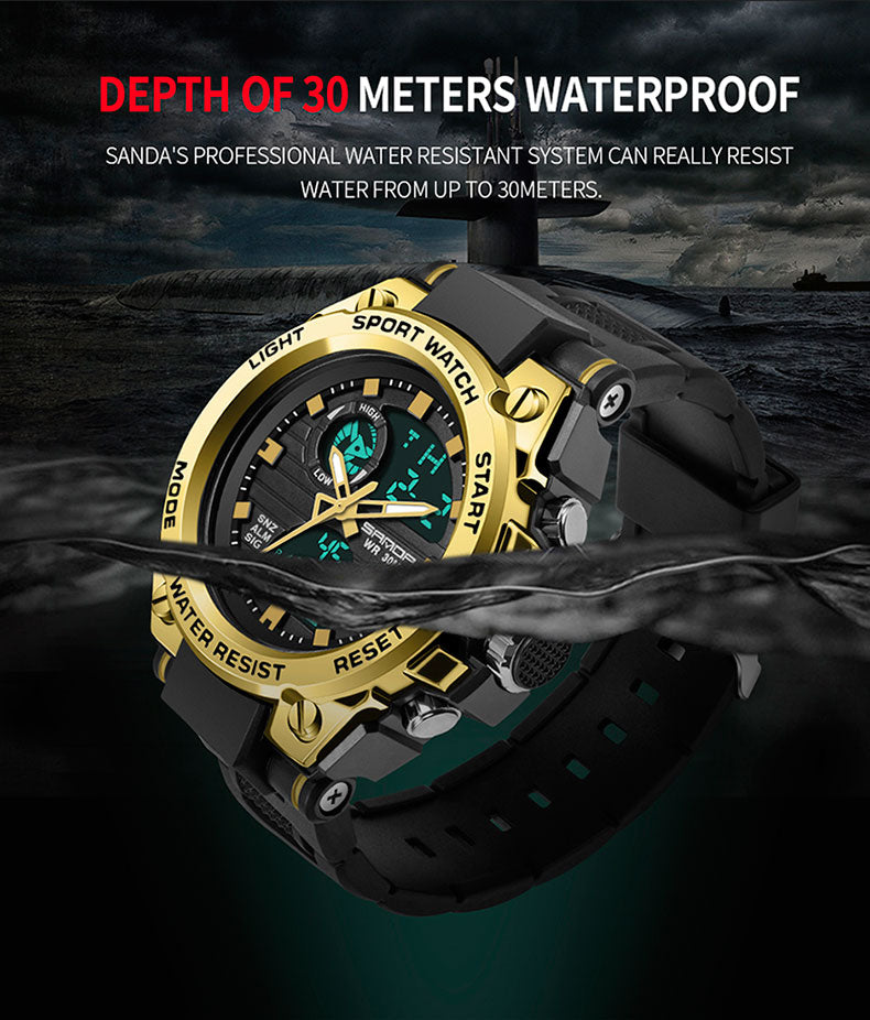 Waterproof Luminous Men’s Sport Watch - Hellopenguins