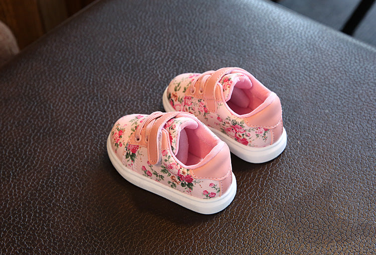 Baby Summer Floral™ Sneakers - Hellopenguins