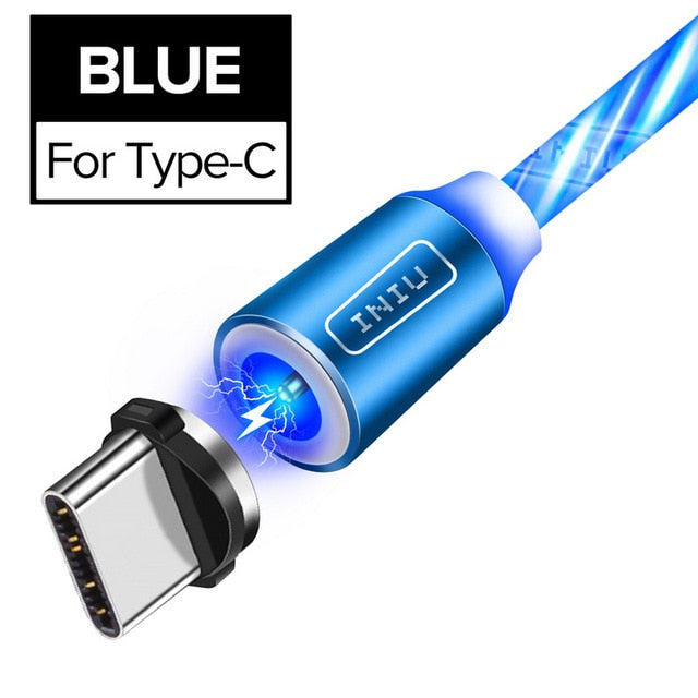 Luminous Magnetic USB Cables - Hellopenguins
